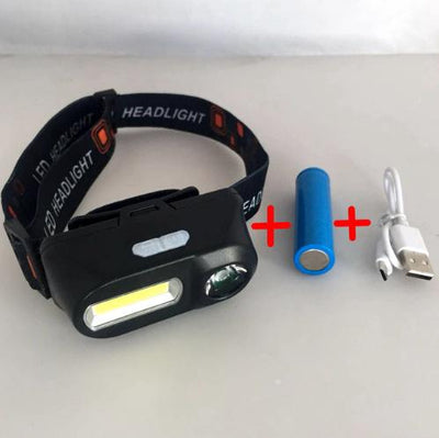 Linterna Frontal LED Recargable USB 3W - Impermeable para Ciclismo y Camping - Image 7