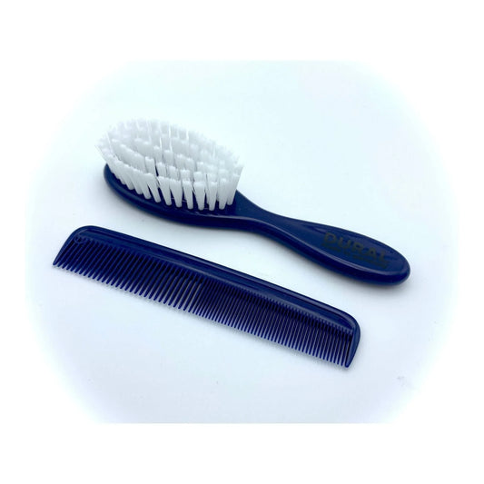 Dural Baby Brush Set 5 Row Plastic Nylon Bristles Blue - Tekeno