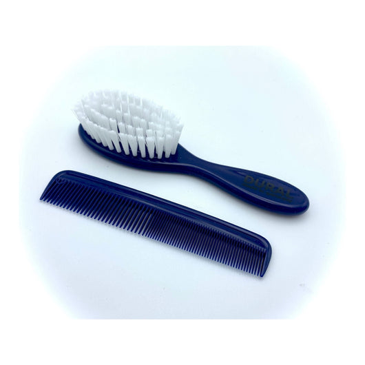 5-Piece Baby Brush Set with Nylon Bristles - Blue Dural