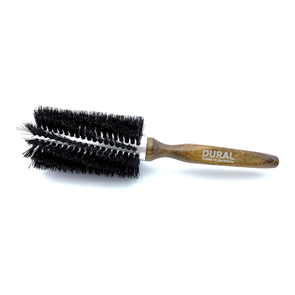 Dural Quick-Styler Hair Brush For Styling &amp; Care Boar Bristles Beech Wood
