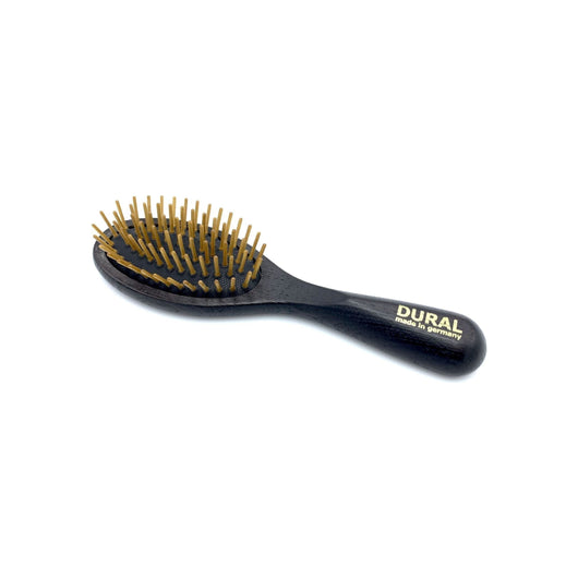 Wooden Hair Brush with Rubber Cushion and Ash Wood Pins