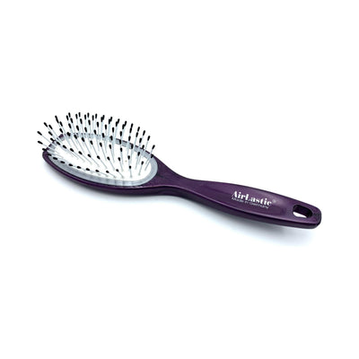 Cepillo de Pelo Profesional con Cojinete de Goma y Puntas de Acero Níquel-Free