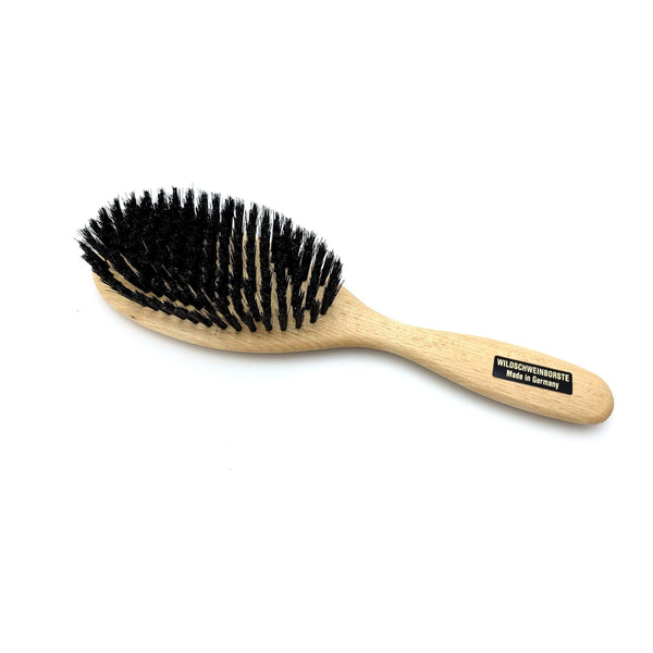 Escova de Cabelo com Cerdas Puras de Javali - 10 Fileiras