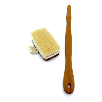 Dural Bath Brush with Pure Natural Bristles and Pear Wood