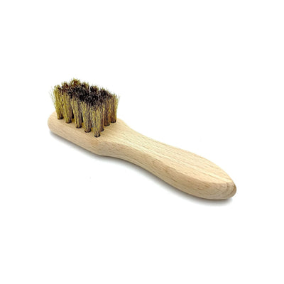 Dural Suede Brush Brass Bristles Beech Wood - Tekeno