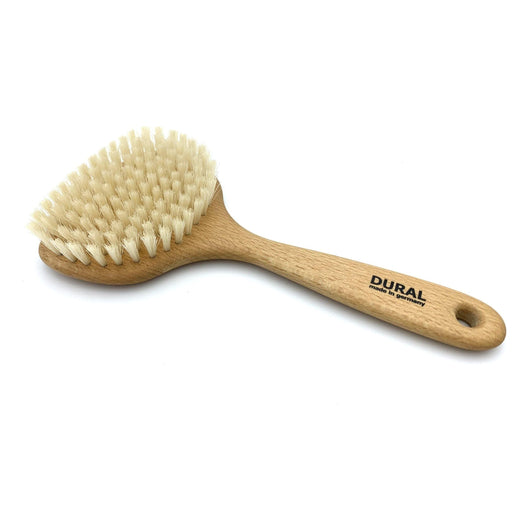 Cepillo de Masaje y Sauna Dural con Cerdas Naturales Puras de Madera de Haya