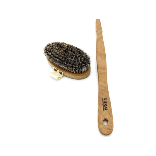 Dural Bath Brush Horse hair Sisal Bristles Steamed Beech Wood - Tekeno