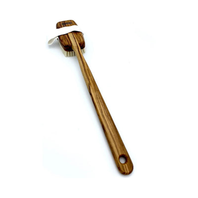 Dural Bath & Massage Brush Light Natural Bristles Olive Wood - Tekeno