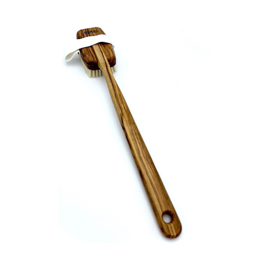 Dural Bath & Massage Brush Light Natural Bristles Olive Wood - Tekeno