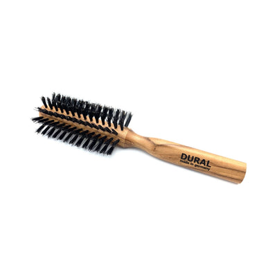 Half-Moon Olive Wood Hair Brush with Boar Bristles