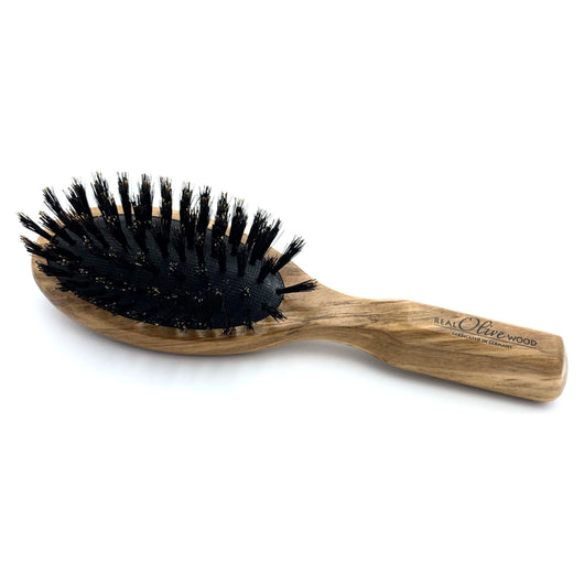 Cepillo de Pelo Dural con Cerdas de Jabalí Puro y Madera de Olivo
