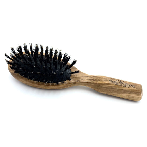 Cepillo de Pelo Dural con Cerdas de Jabalí Puro y Madera de Olivo