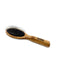 Olive Wood Hair Brush with Rubber Cushion and Ball-Tipped Bristles
