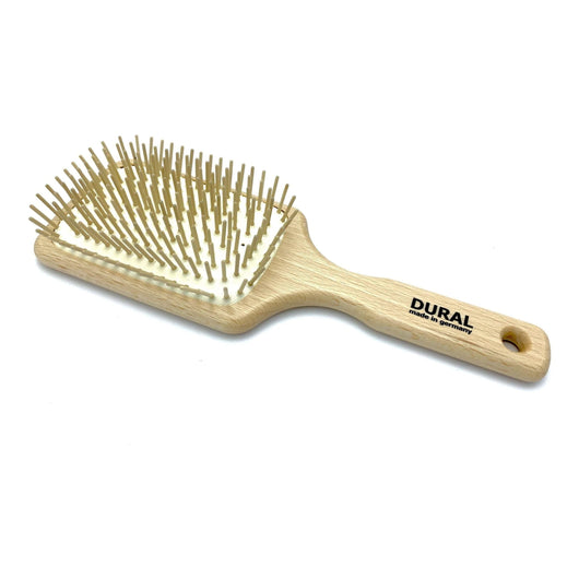 Escova de Cabelo de Madeira Natural com Cerdas de Javali - Cuidado e Penteado Profissional