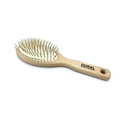 Cepillo de Madera de Haya con Cojín de Goma y Púas Naturales