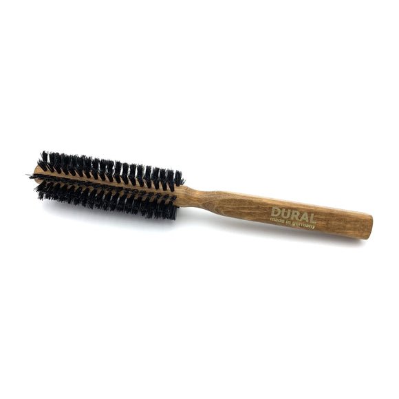 Escova de Cabelo Dural Round Styler para Pentear e Cuidar Cerdas de Javali Madeira de Faia