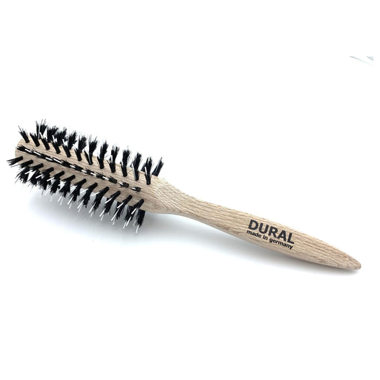 Dural Pin Styler hair Brush for Styling &amp; Care Boar Bristler &amp; White Nylon pin beech Wood