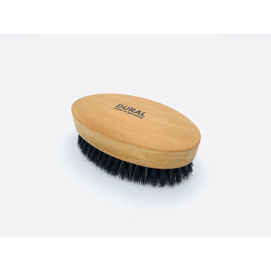 Dural Military Brush For Styling &amp; Care Soft Natural Bristles Pear Wood
