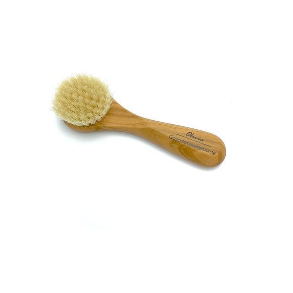 Cepillo Facial de Madera de Olivo con Cerdas Naturales Dural