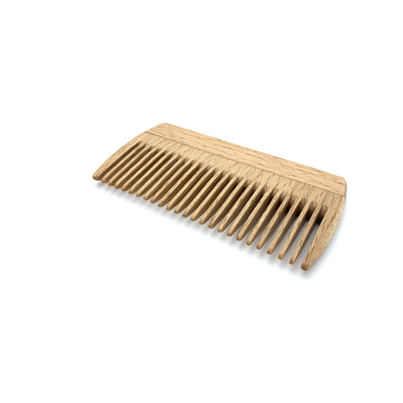 Pente De Madeira Dural Para Barba De Faia