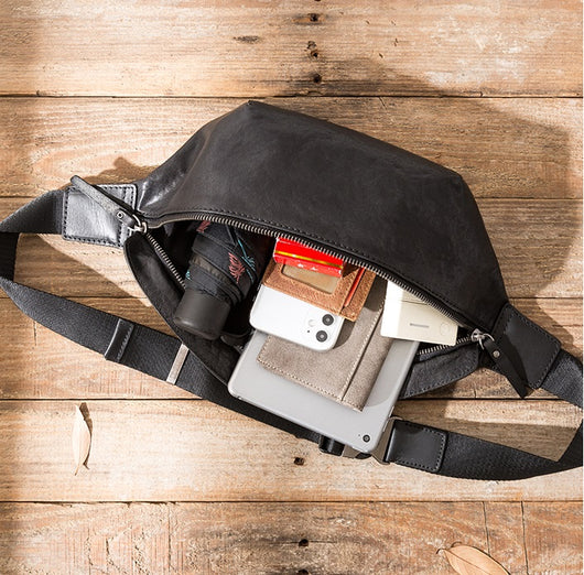 Bolsa Mensajera de Cuero Genuino para Trabajo y Uso Diario - Image 18