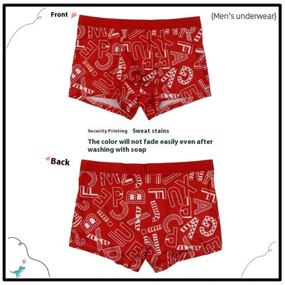 Bóxers Hombre Ice Silk Estampados Cintura Media Verano Transpirables - Image 13