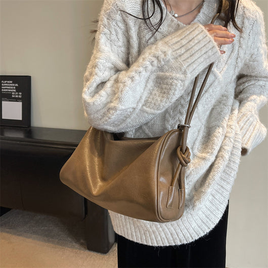Bolso Bandolera Hobo Grande Texturizado Versátil para Mujer - Image 8