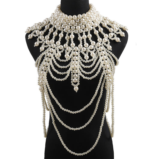 Collar Chal de Perlas Oversized - Image 7
