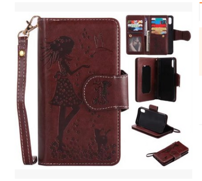 Funda Protectora de Cuero iPhone 7 y 6 Plus con Diseño Grabado y Compartimentos para Tarjetas - Image 3