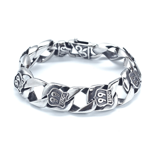 Pulsera Route 66 Acero Titanio - Image 6