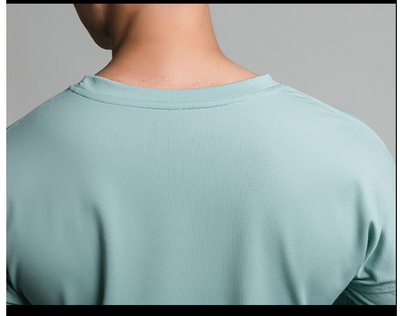 Playera Deportiva Hombre Transpirable con Diseño Bicolor - Image 9