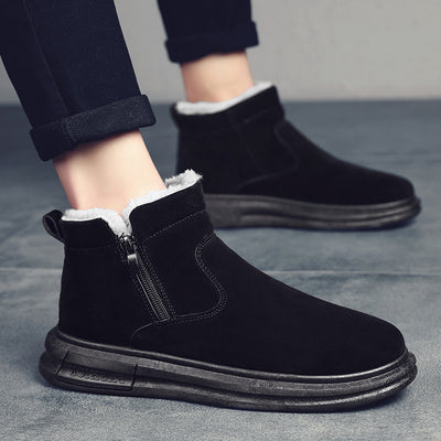 Zapatos Casuales de Cuero para Hombre - Diseño Liso y Versátil - Image 12