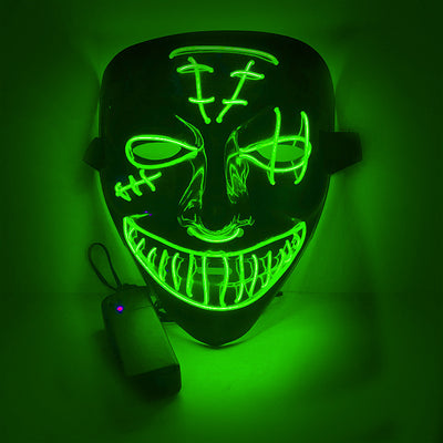 Máscara Halloween con Luz LED Fría Luminosa - Image 14