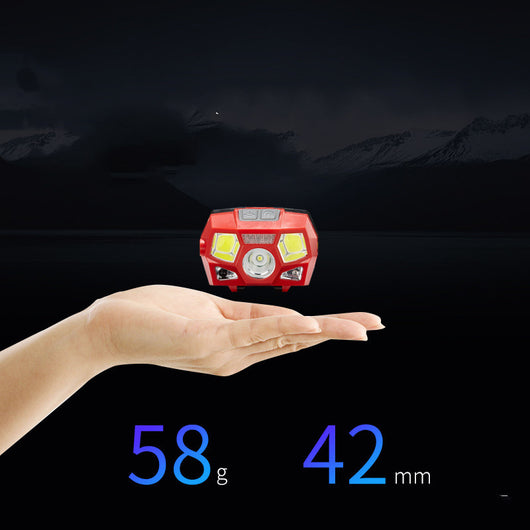 Linterna Frontal LED con Sensor de Movimiento para Pesca Nocturna - Image 3