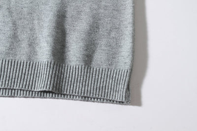 Suéter Base Layer Cuello V Manga Larga Estilo Europeo - Image 17