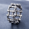 Anillo de Cadena Acero Inoxidable Estilo Punk Rock para Hombre