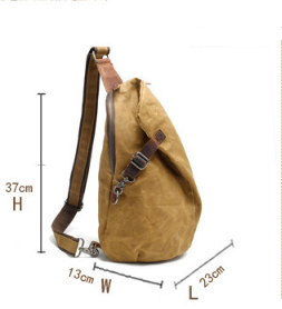 Mochila Impermeable Batik Vintage con Bolsa de Pecho - Image 5