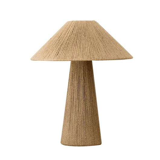 Lámpara de Mesa Tejida en Bambú Estilo Japonés - Image 9