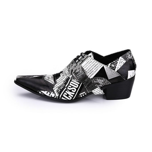 Zapatos Casuales de Cuero con Cordones y Plantilla Transpirable para Hombre - Image 10