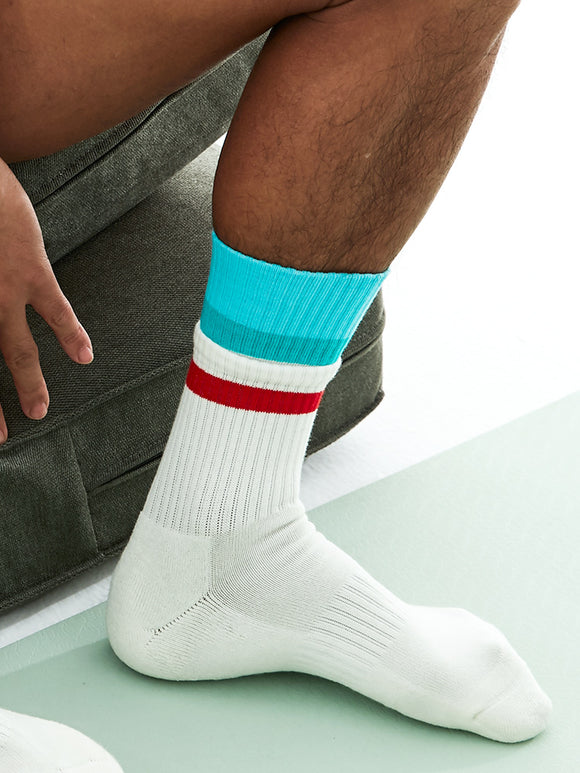 Calcetines Deportivos de Algodón Blanco Premium