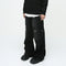 Pantalón Jean Cargo Retro de Talle Ancho con Múltiples Bolsillos