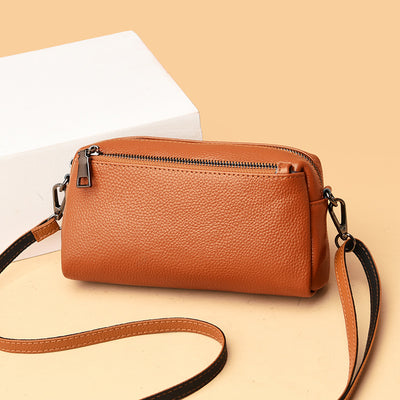 Bolso Crossbody de Cuero Genuino para Mujer - Bolsa de Hombro para Celular - Image 3
