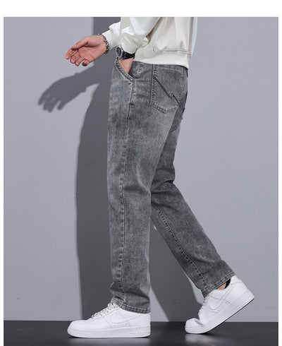 Pantalones Vaqueros Anchos Rectos Estilo Urbano para Hombre - Image 13