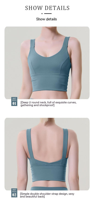 Conjunto de Yoga Ajustado de Cintura Alta con Espalda Abierta para Mujer - Image 9
