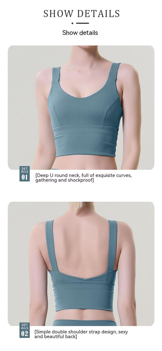 Conjunto de Yoga Ajustado de Cintura Alta con Espalda Abierta para Mujer - Image 9