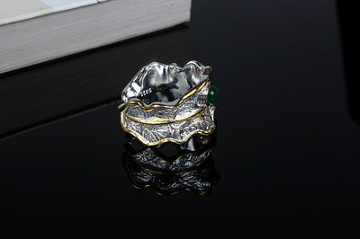 Anillo de Gema Hoja Exuberante - Image 15
