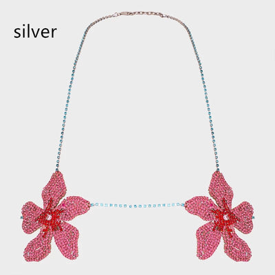 Cadena de Pecho con Flor - Joyería Elegante Europea y Americana - Image 8