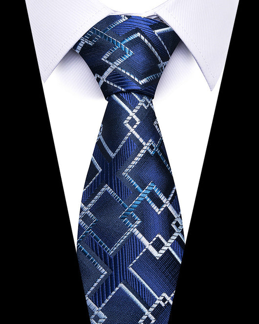 Corbata Ejecutiva a Rayas 8cm - Elegancia Profesional - Image 97