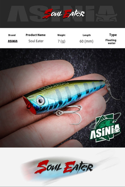 Señuelo Flotante Piña 6cm 7g - Topwater para Pesca de Precisión - Image 26