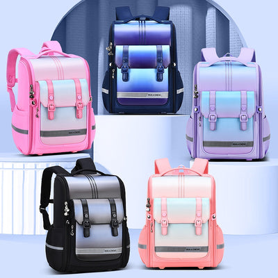 Mochila Escolar Ergonómica de Gran Capacidad con Protección Dorsal para Primaria - Image 8